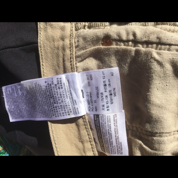 Levi Strauss tan jeans, size 36/32. - Picture 3 of 3